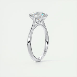 2 CT Round Solitaire CVD F/VS1 Diamond Engagement Ring 6