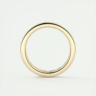 1.87 Emerald Cut Channel Moissanite Bridal Wedding Band 9