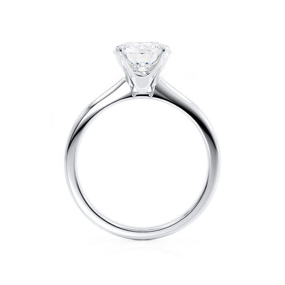 1.20 CT Round Shaped Moissanite Solitaire Style Engagement Ring 2