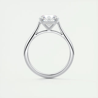 2 CT Round Solitaire CVD F/VS1 Diamond Engagement Ring 7