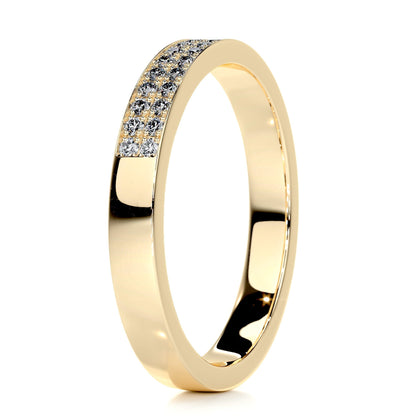 0.2 CT Round Half Eternity CVD EF/VVS Diamond Wedding Band 8