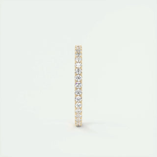 0.74 CT Round Full Eternity CVD EF/VVS Diamond Wedding Band 8