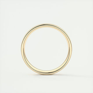 Polished Finish Regular White Gold Men's Band 12