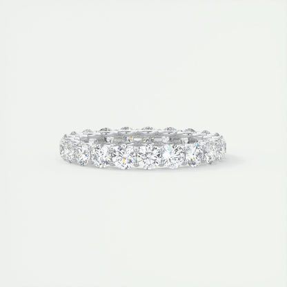 2.1 CT Round Full Eternity CVD EF/VVS Diamond Wedding Band 1