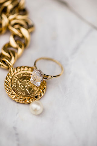 4.10 CT Emerald Cut Milgrain Pave Moissanite Engagement Ring 6