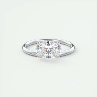 1.91 CT Oval Cut Solitaire Moissanite Engagement Ring 1