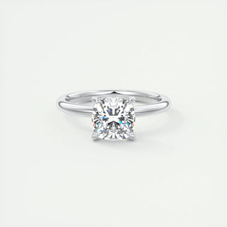 2 CT Cushion Solitaire CVD F/VS1 Diamond Engagement Ring 1