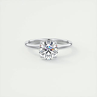 1.5 CT Round Solitaire CVD F/VS1 Diamond Engagement Ring 1