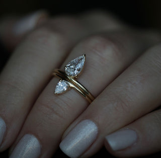 0.93 CT Pear Solitaire CVD F/VVS1 Diamond Engagement Ring 11