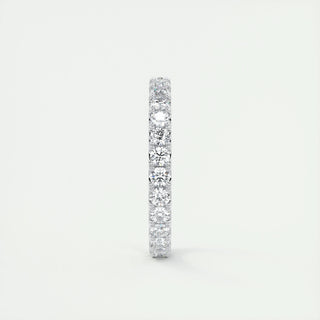 0.84 CT Round Full Eternity CVD EF/VVS Diamond Wedding Band 3