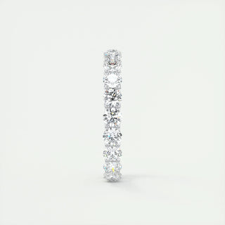 2.10 TCW Round Cut Full Eternity Moissanite Bridal Wedding Band 3