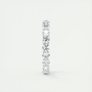 2.1 CT Round Full Eternity CVD EF/VVS Diamond Wedding Band 5