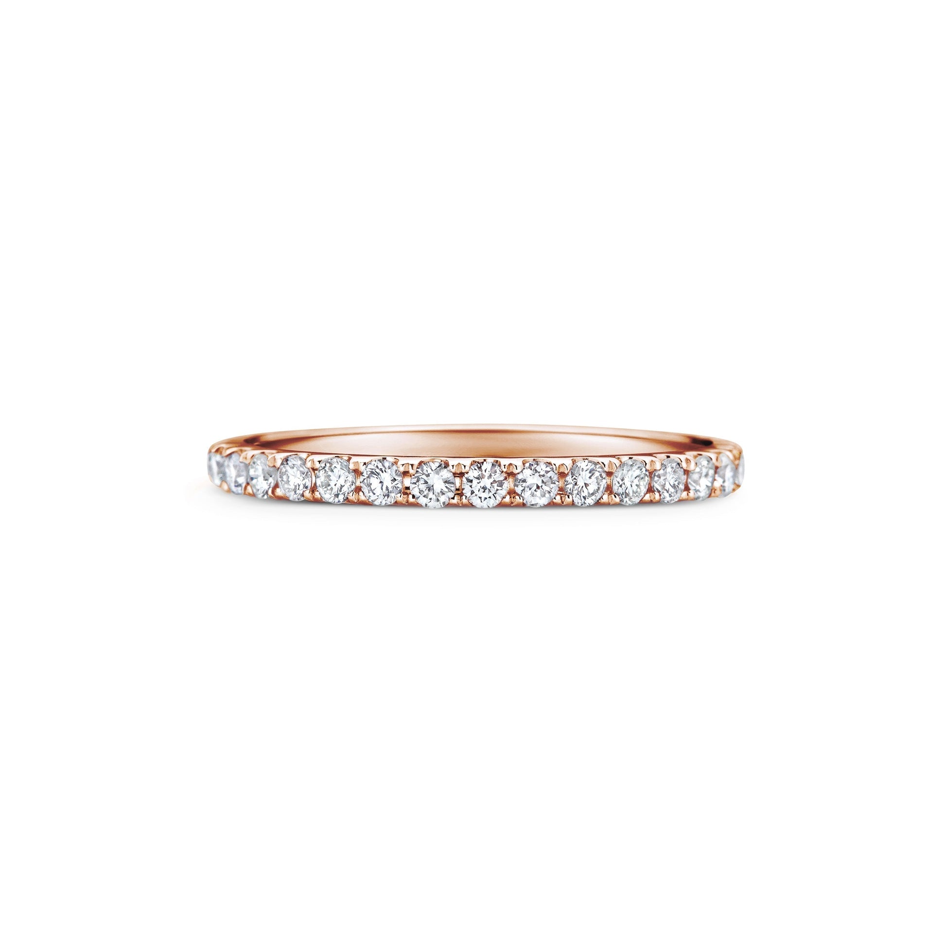 0.7 CT Round Full Eternity CVD EF/VVS Diamond Wedding Band 8