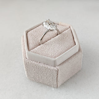 3.05 CT Oval Solitaire CVD D/VS1 Diamond Engagement Ring 3