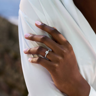 1.03 CT Round Cut Pave CVD F/VS1 Diamond Engagement Ring 20