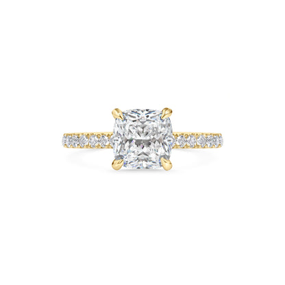 2 CT Cushion Solitaire CVD F/VS1 Diamond Engagement Ring 9