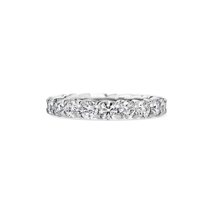 2.85 CT Round Full Eternity CVD EF/VVS Diamond Wedding Band 1