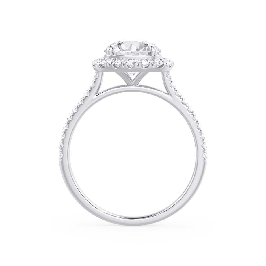 2.30 CT Elongated Cushion Shaped Moissanite Halo Engagement Ring 6