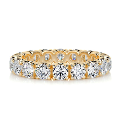 2.4 CT Round Full Etrnity CVD EF/VVS Diamond Wedding Band 5