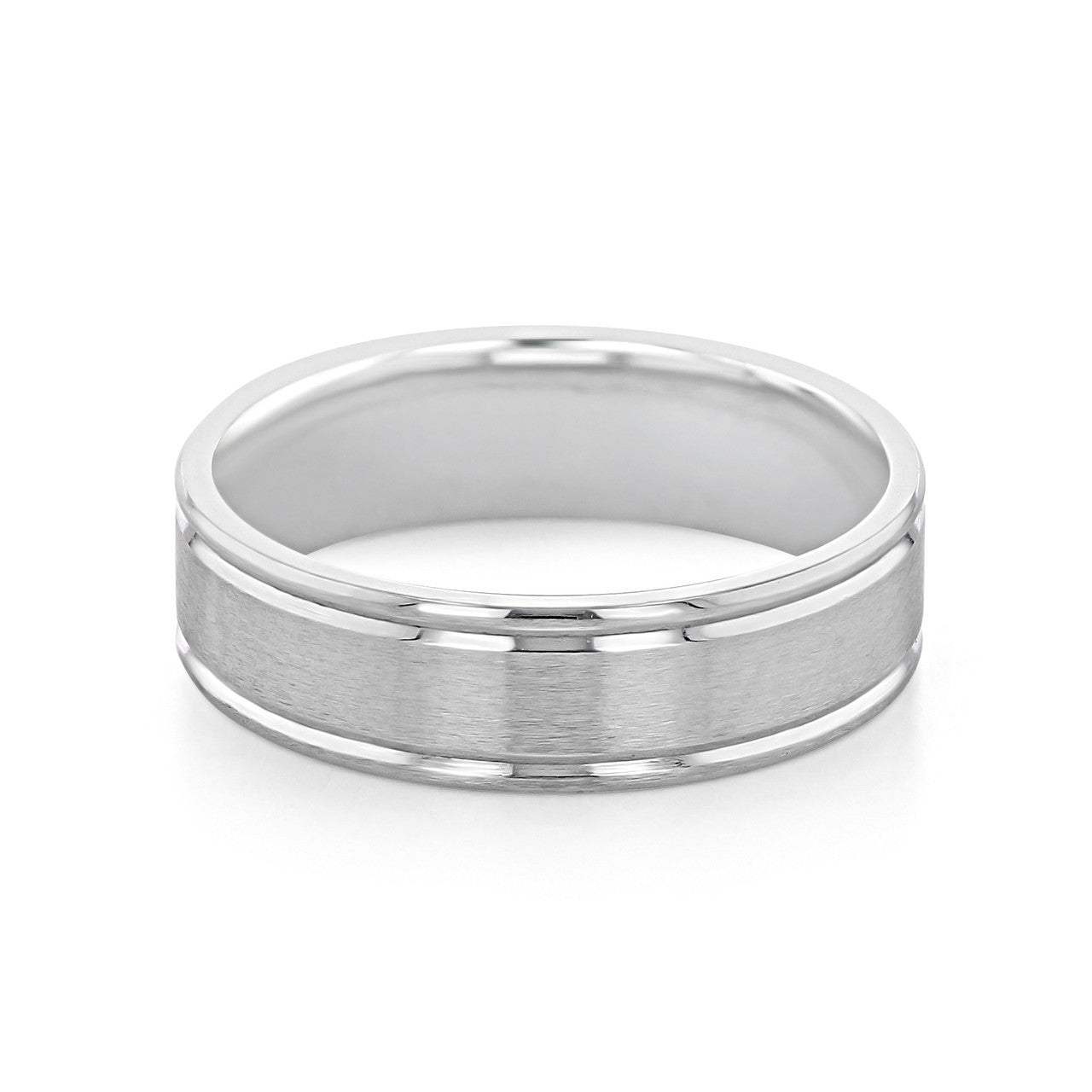 Brushed Finish Classic Men's Wedding Band 3