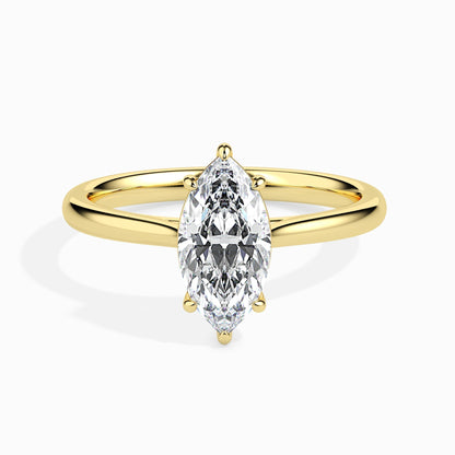 1 CT Marquise Solitaire CVD F/VS Diamond Engagement Ring 4