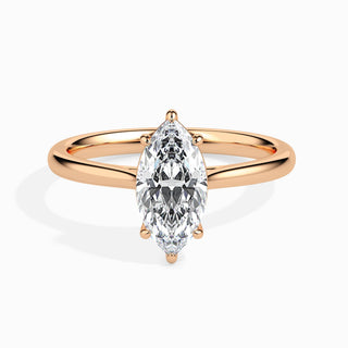 1 CT Marquise Solitaire CVD F/VS Diamond Engagement Ring 8