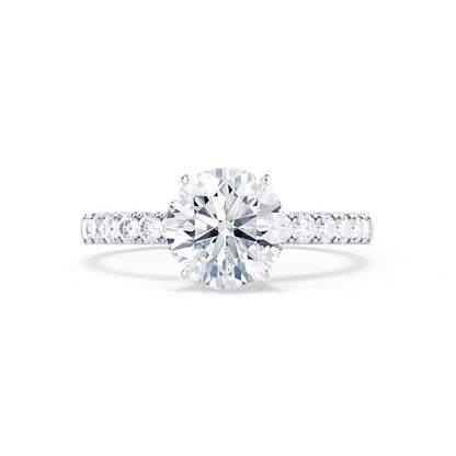 1.20 CT Round Shaped Moissanite Solitaire Engagement Ring 2