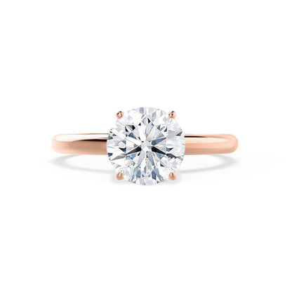 1.20 CT Round Shaped Moissanite Solitaire Style Engagement Ring 3