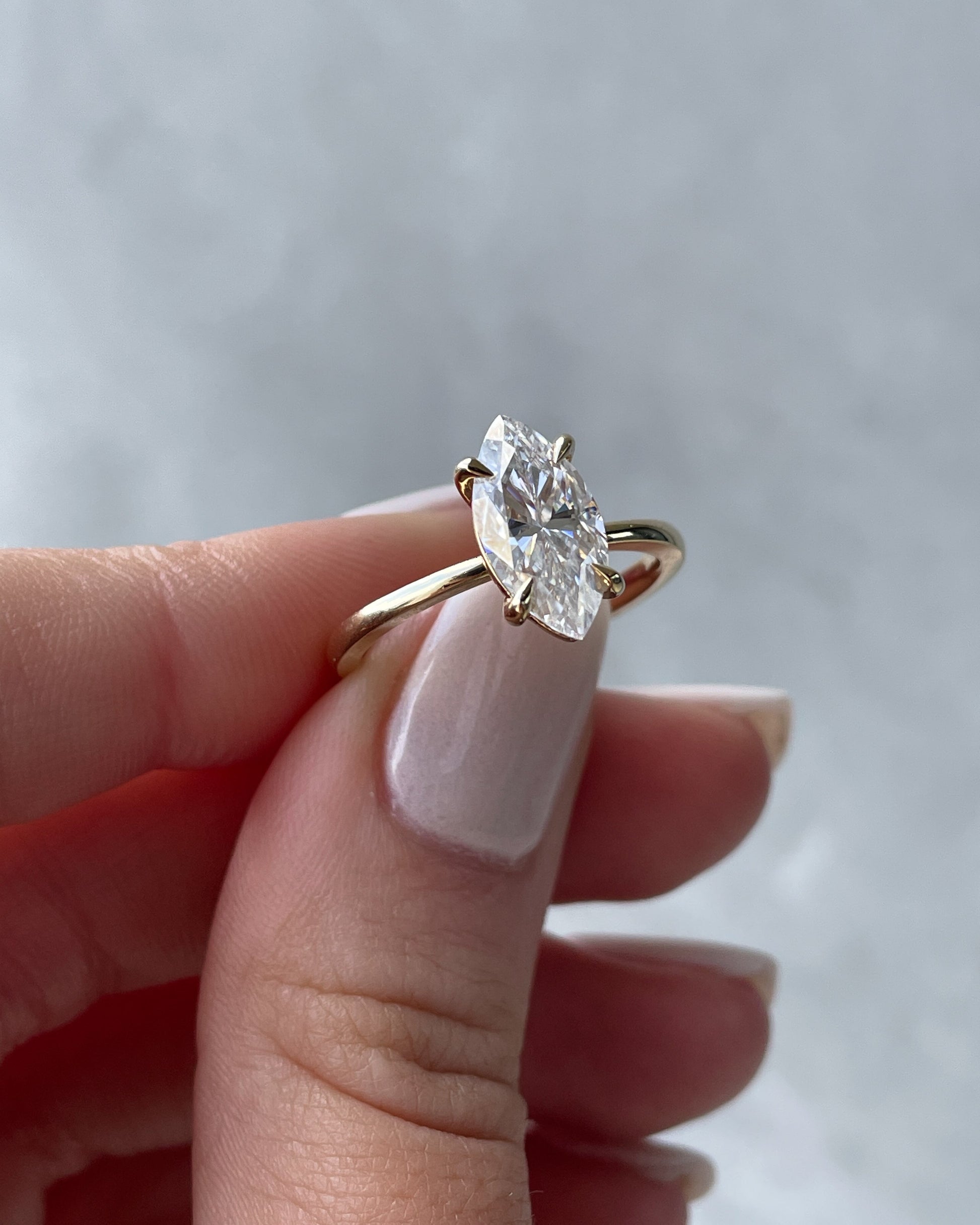 1.50 CT Marquise Solitaire CVD F/VS1 Diamond Engagement Ring 23