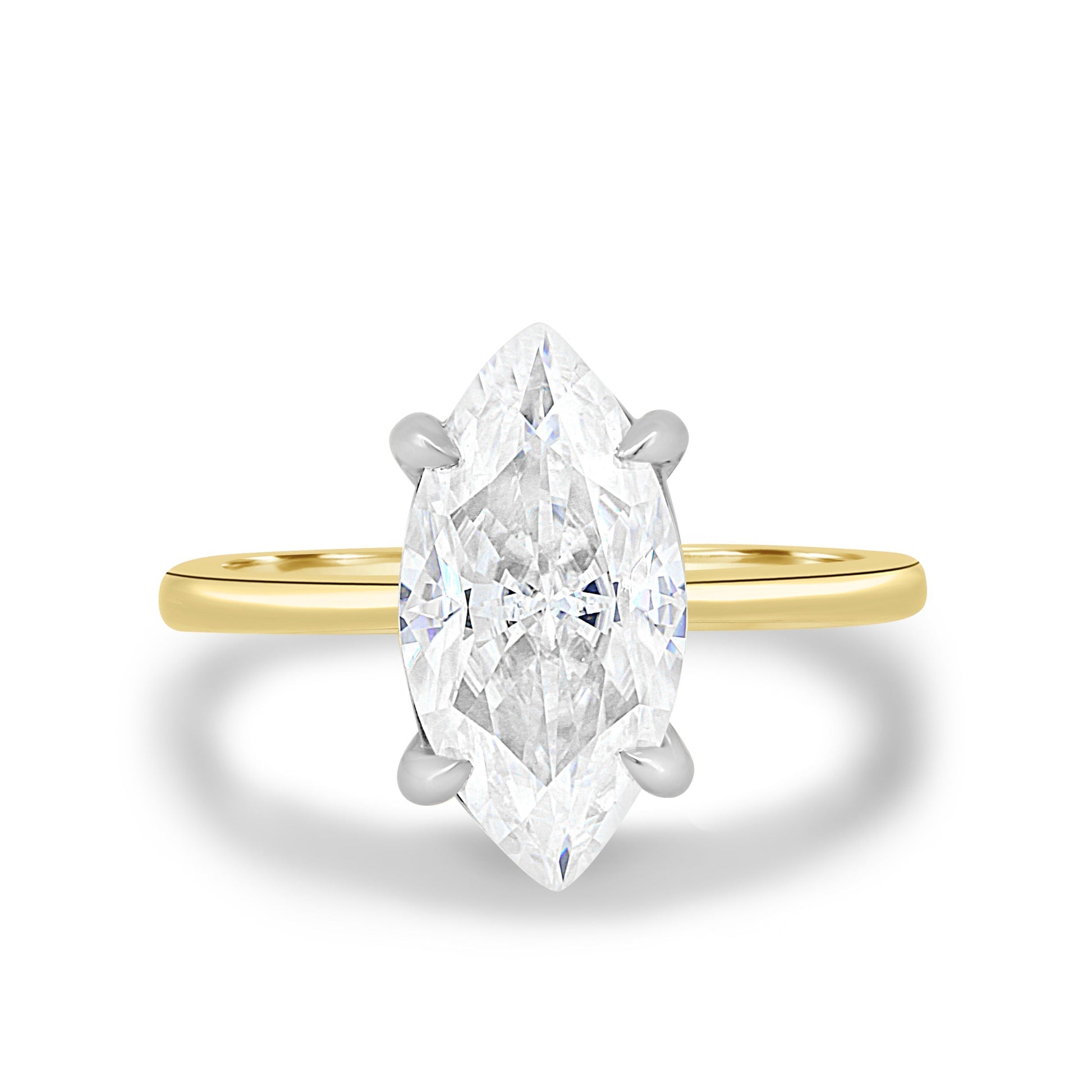 1.50 CT Marquise Solitaire CVD F/VS1 Diamond Engagement Ring 7