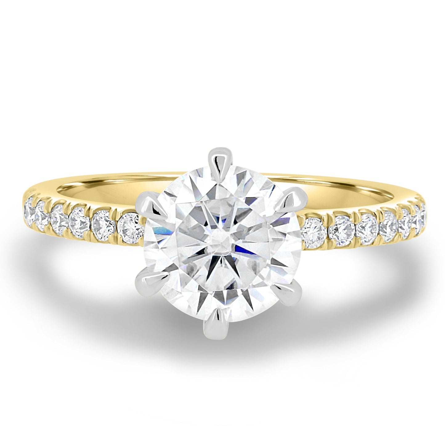 1.80 CT Round Solitaire CVD D/VS1 Diamond Engagement Ring 6