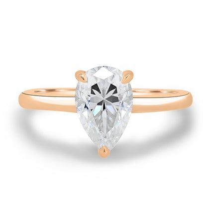 1.80 CT Pear Solitaire CVD E/VS1 Diamond Engagement Ring 10