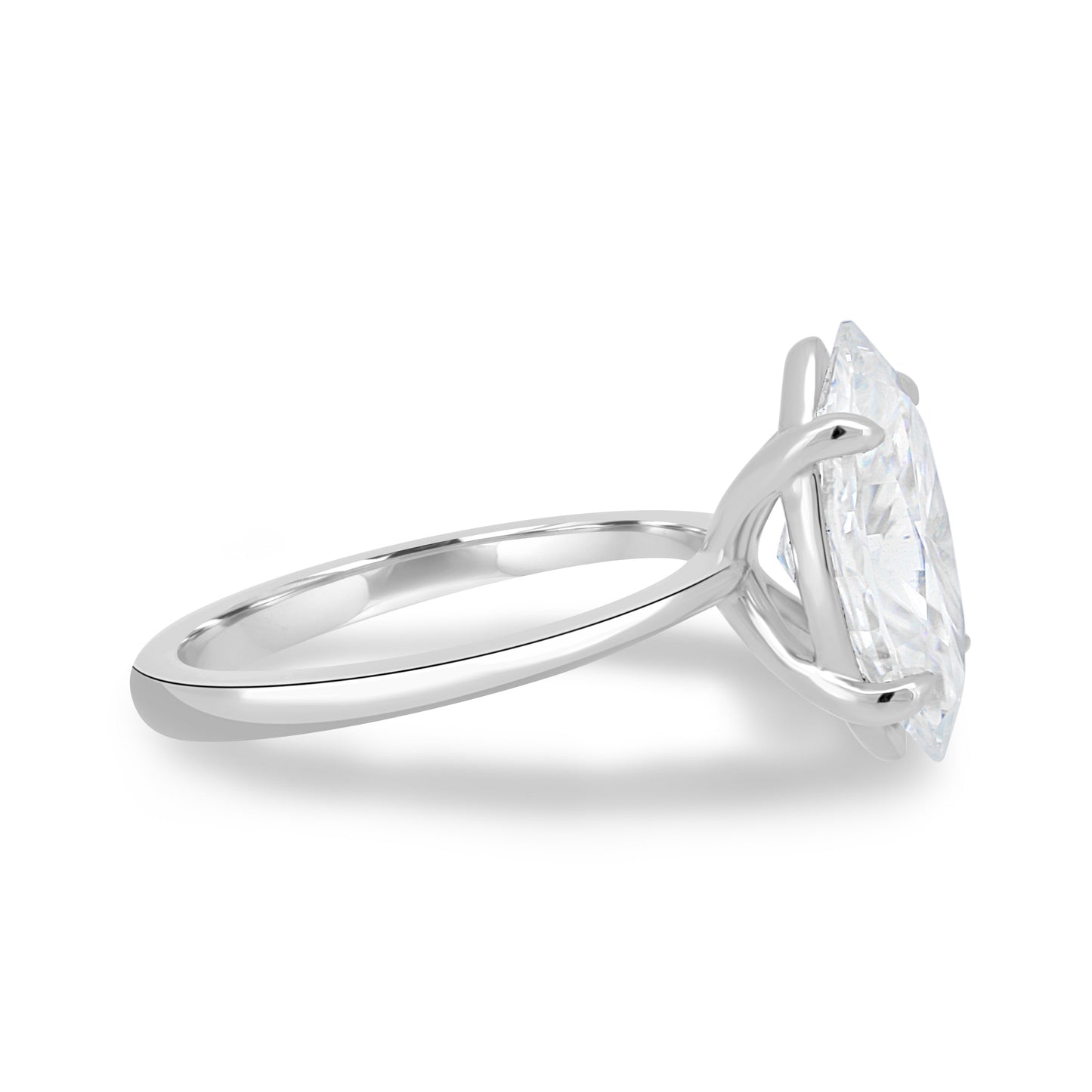 1.50 CT Marquise Solitaire CVD F/VS1 Diamond Engagement Ring 3