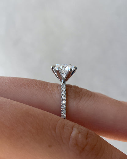 1.80 CT Round Solitaire CVD D/VS1 Diamond Engagement Ring 16