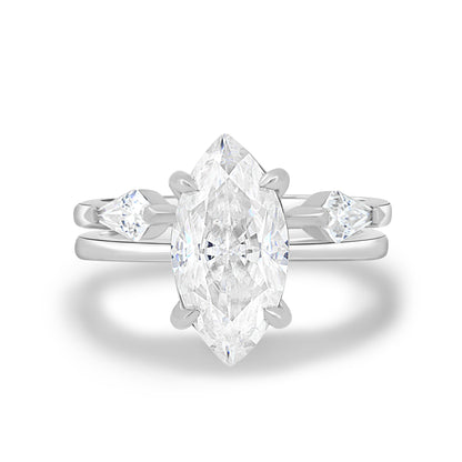 1.50 CT Marquise Solitaire CVD F/VS1 Diamond Engagement Ring 5