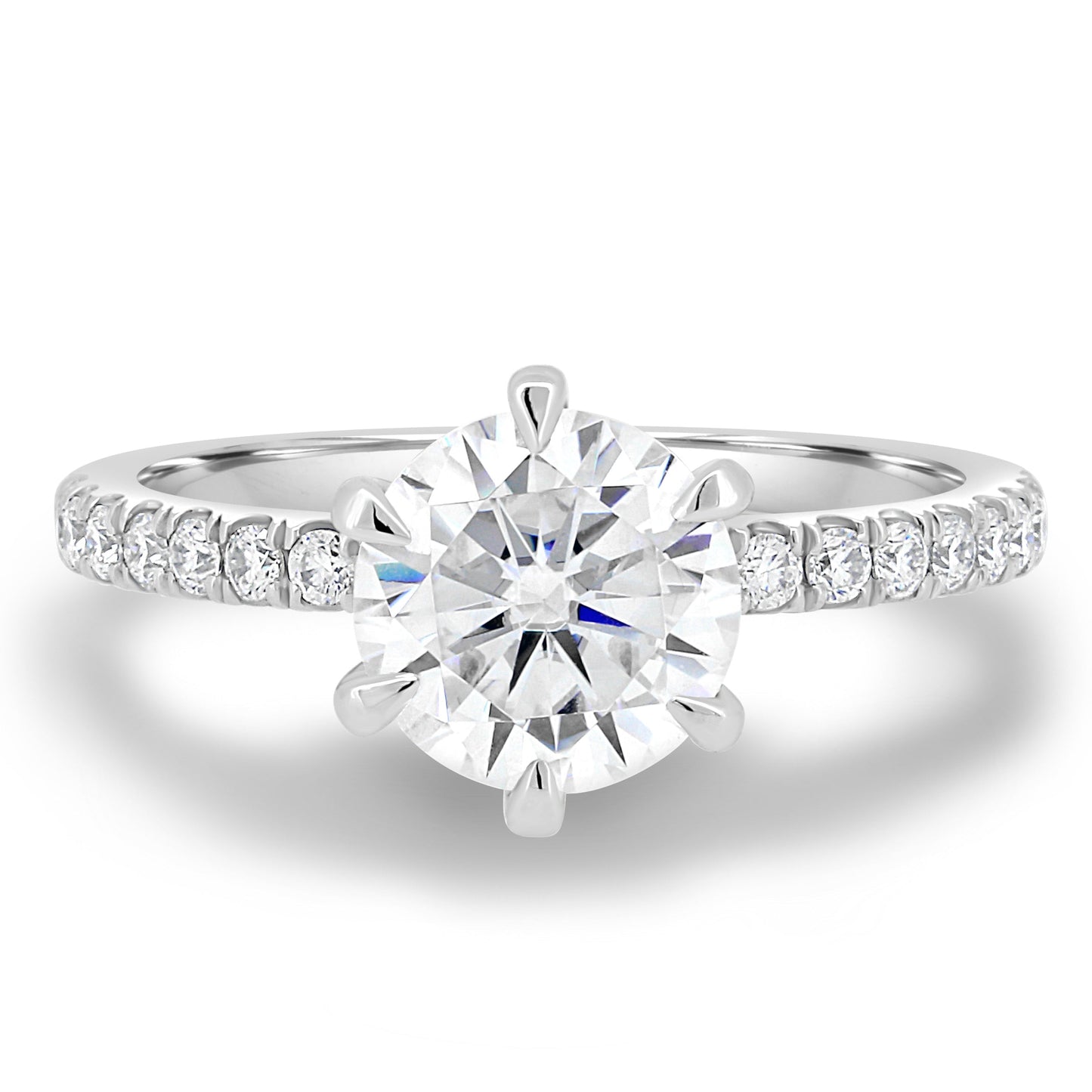 1.80 CT Round Solitaire CVD D/VS1 Diamond Engagement Ring 1