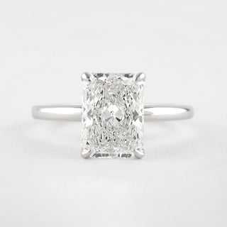 1.8 CT Radiant Cut Solitaire Style Moissanite Engagement Ring 1