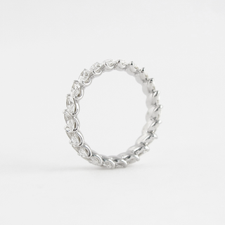 1.32 CT Marquise Cut Full Eternity Moissanite Wedding Band 5