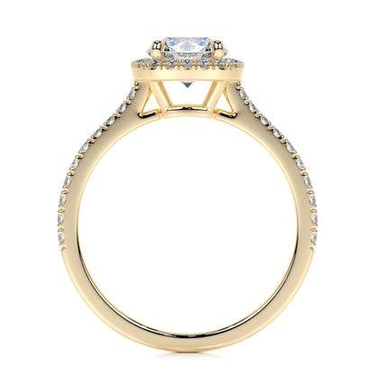 1.0 CT Round Halo CVD E/VS2 Diamond Engagement Ring 8