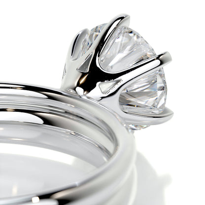 1.50 CT Round Solitaire CVD F/VS Diamond Bridal Ring Set 5