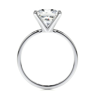 3.0 CT Princess Solitaire CVD F/VS2 Diamond Engagement Ring 4