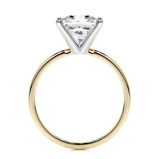 3.0 CT Princess Solitaire CVD F/VS2 Diamond Engagement Ring 8