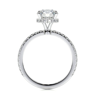1.50 CT Round Hidden Halo CVD E/VS2 Diamond Engagement Ring 10