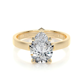2.0 CT Round Solitaire CVD E/VS2 Diamond Engagement Ring 16