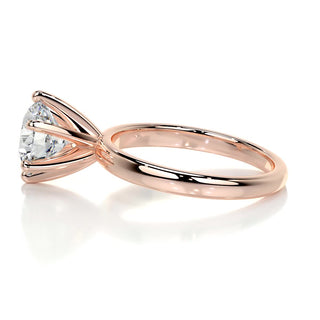 2.0 CT Round Solitaire CVD E/VS2 Diamond Engagement Ring 54