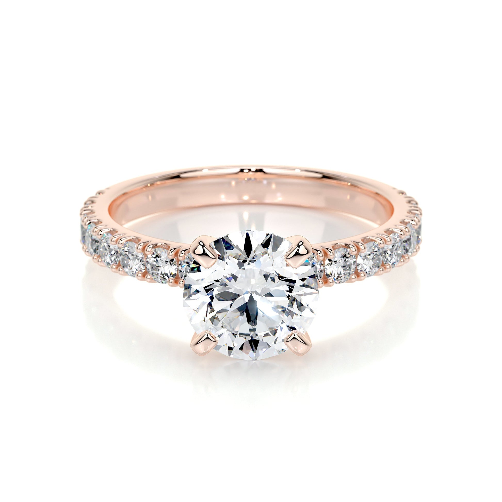 1.50 CT Round Solitaire CVD F/VS1 Diamond Engagement Ring 13
