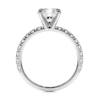 1.50 CT Round Solitaire CVD F/VS1 Diamond Engagement Ring 7