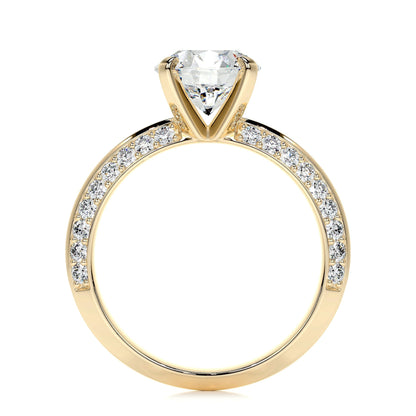 2.0 CT Round Solitaire CVD E/VS2 Diamond Engagement Ring 9