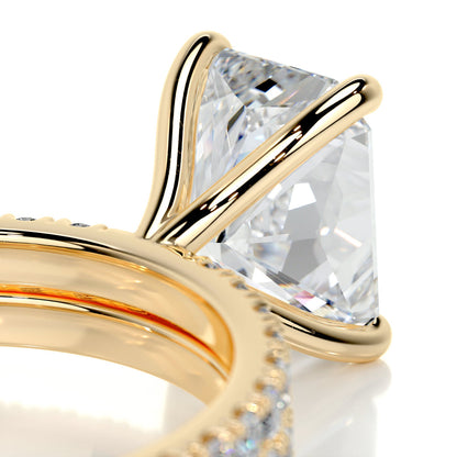 1.50 CT Radiant Solitaire CVD F/VS Diamond Bridal Ring Set 10