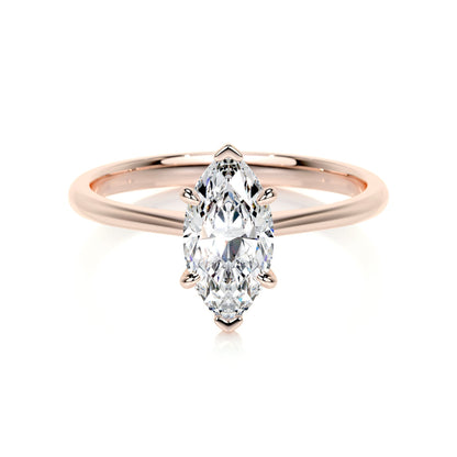 1.0 CT Marquise Solitaire CVD F/VS2 Diamond Engagement Ring 31